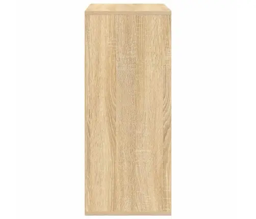 Grāmatu Plaukts, Ozola Krāsa, 60X30X71,5 Cm, Inženierijas Koks Vidaxl