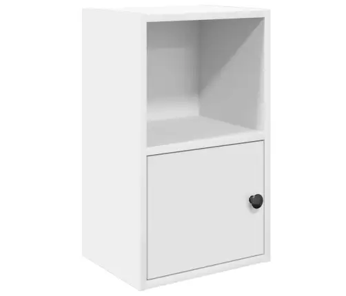 Raamaturiiul Valge 31X24X52 Cm Engineered Wood