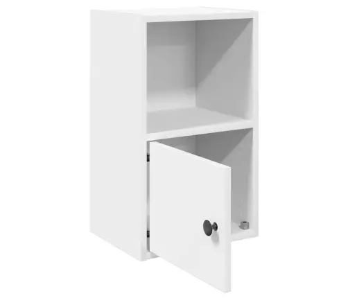 Raamaturiiul Valge 31X24X52 Cm Engineered Wood