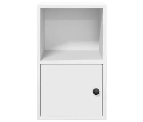 Raamaturiiul Valge 31X24X52 Cm Engineered Wood