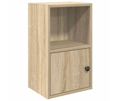 Grāmatu Plaukts, Ozola Krāsa, 31X24X52 Cm, Inženierijas Koks Vidaxl