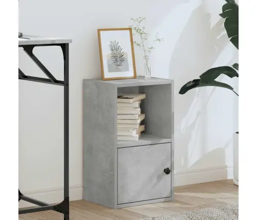 Grāmatu Plaukts, Pelēks, 31X24X52 Cm, Inženierijas Koks Vidaxl