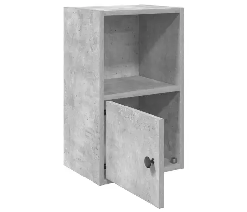 Grāmatu Plaukts, Pelēks, 31X24X52 Cm, Inženierijas Koks Vidaxl