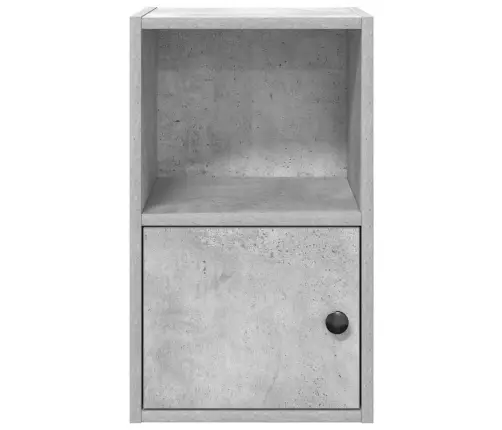 Grāmatu Plaukts, Pelēks, 31X24X52 Cm, Inženierijas Koks Vidaxl