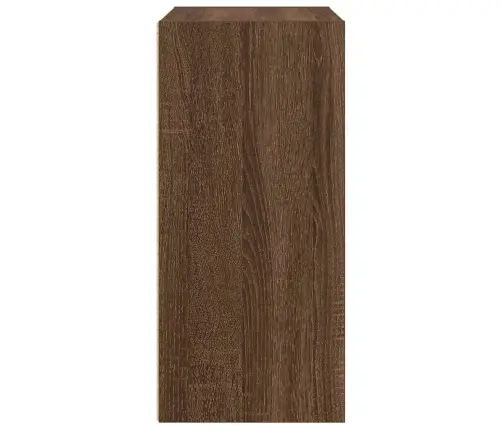 Grāmatu Plaukts, Brūna Koka, 31X24X52 Cm, Inženierijas Koks Vidaxl