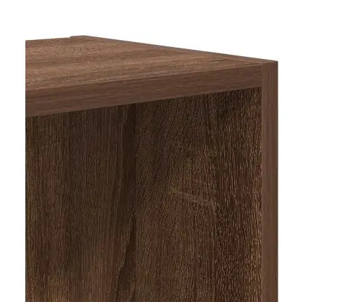 Grāmatu Plaukts, Brūna Koka, 31X24X52 Cm, Inženierijas Koks Vidaxl