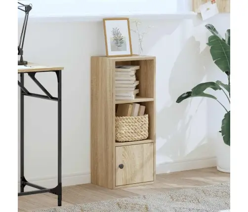 Grāmatu Plaukts, Ozola Krāsa, 31X24X77 Cm, Inženierijas Koks Vidaxl