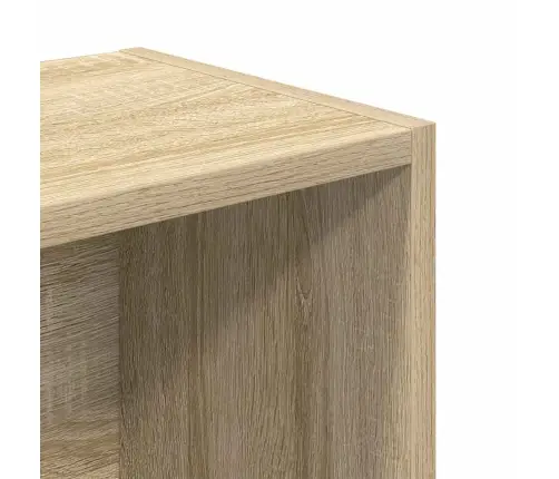 Knygų Spinta, Sonoma Ąžuolo, 31X24X102cm Apdirbta Mediena