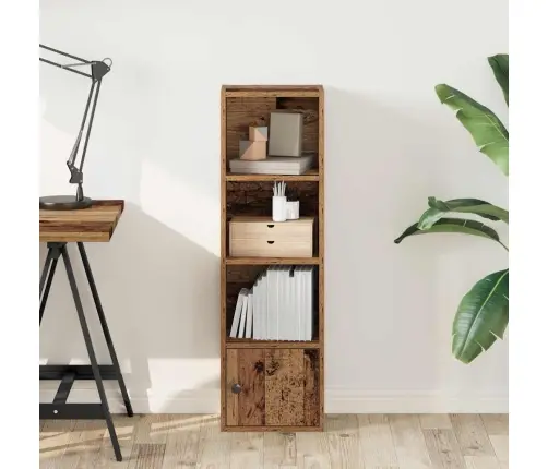 Knygų Spinta, Medienos, 31X24X102cm Apdirbta Mediena