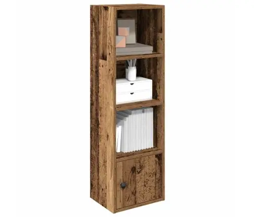 Knygų Spinta, Medienos, 31X24X102cm Apdirbta Mediena