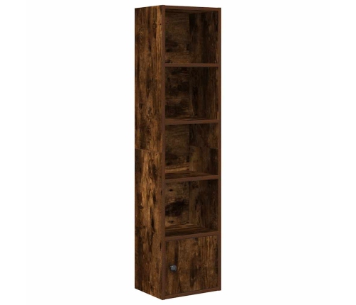 Raamatualus, Suitsutatud Tamm, 31X24X127 cm Tehispuit