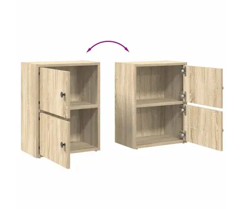 Raamatualus, Sonoma Tamm, 40X24X52 cm Tehispuit