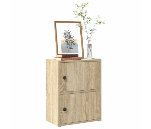 Raamatualus, Sonoma Tamm, 40X24X52 cm Tehispuit