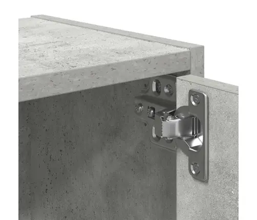 Grāmatu Plaukts, Betona Pelēks, 40X24X52 Cm, Inženierijas Koks Vidaxl