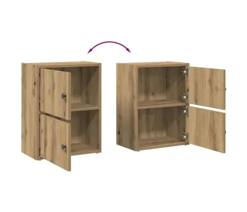 Grāmatu Plaukts, Ozolkoka, 40X24X52 Cm, Inženierijas Koks Vidaxl