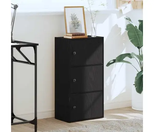 Raamatualus, Must Tamm, 40X24X77 cm Tehispuit