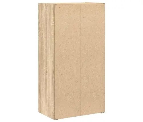 Grāmatu Plaukts, Ozola Krāsa, 40X24X77 Cm, Inženierijas Koks Vidaxl