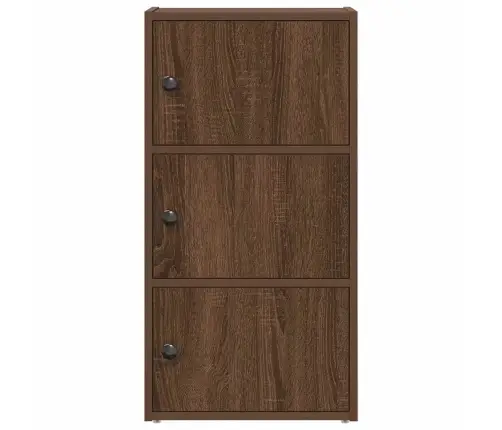 Grāmatu Plaukts, Brūna Ozolkok, 40X24X77 Cm, Inženierijas Koks Vidaxl