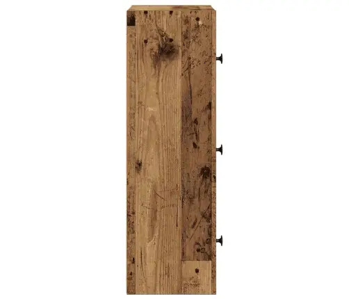 Grāmatu Plaukts, Veca Koka, 40X24X77 Cm, Inženierijas Koks Vidaxl