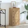 Grāmatu Plaukts, Ozolkoka, 40X24X77 Cm, Inženierijas Koks Vidaxl Grāmatu Plaukts, Ozolkoka, 40X24X77 Cm, Inženierijas Koks Vidaxl