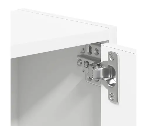 Grāmatu Skapis Balts 40X24X102 Cm Engineered Wood Vidaxl