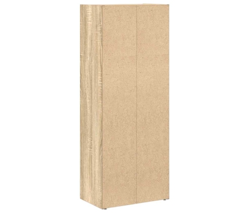 Grāmatu Plaukts, Ozola Krāsa, 40X24X102 Cm, Inženierijas Koks Vidaxl