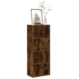 Grāmatu Plaukts, Ozola Krāsa, 40X24X102 Cm, Inženierijas Koks Vidaxl