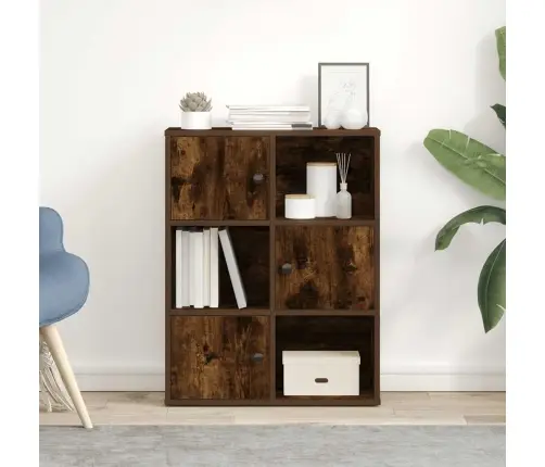 Grāmatu Plaukts, Ozola Krāsa, 60X24X76,5 Cm, Inženierijas Koks Vidaxl