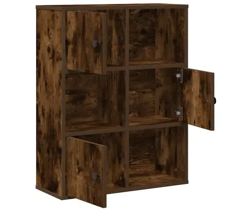 Grāmatu Plaukts, Ozola Krāsa, 60X24X76,5 Cm, Inženierijas Koks Vidaxl