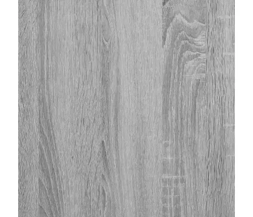 Grāmatplaukts, Pelēka Koka, 60X24X76,5 Cm, Inženierijas Koks Vidaxl