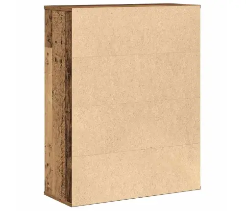 Raamatualus, Vana Puit, 60X24X76,5 cm Tehispuit