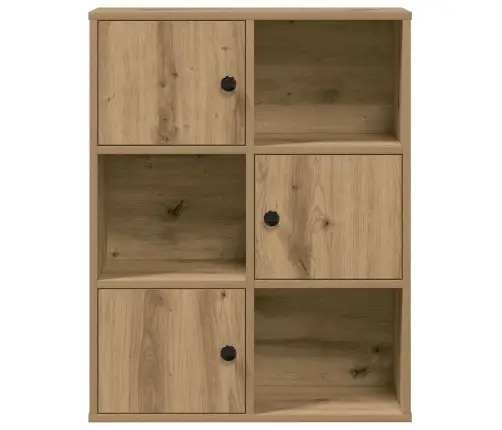 Knygų Spinta, Artisano Ąžuolo, 60X24X76,5cm Apdirbta Mediena