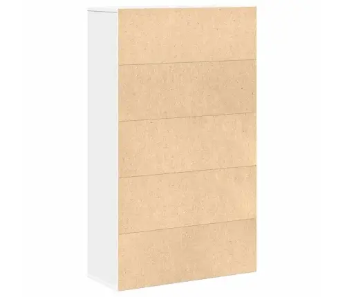 Grāmatu Plaukts, Balts, 60X24X101,5 Cm, Inženierijas Koks Vidaxl