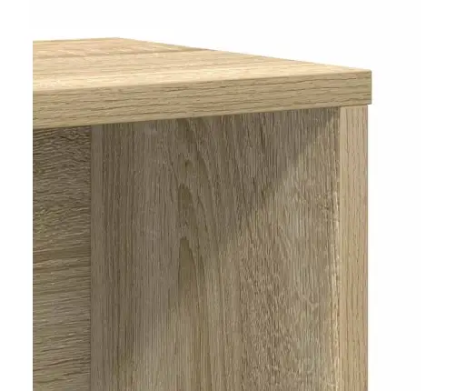 Knygų Spinta, Sonoma Ąžuolo, 60X24X101,5cm Apdirbta Mediena