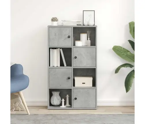 Raamatualus, Betoonhall, 60X24X101,5 cm Tehispuit