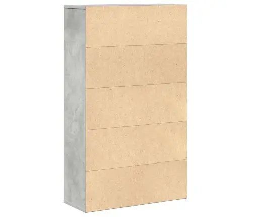 Raamatualus, Betoonhall, 60X24X101,5 cm Tehispuit