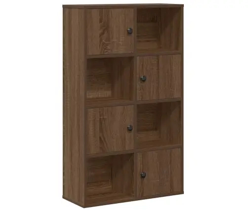 Grāmatu Plaukts, Brūna Ozola, 60X24X101,5 Cm, Inženierijas Koks Vidaxl