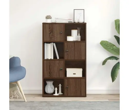 Grāmatu Plaukts, Brūna Ozola, 60X24X101,5 Cm, Inženierijas Koks Vidaxl