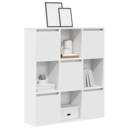 Grāmatu Plaukts, Balts, 89X24X101,5 Cm, Inženierijas Koks Vidaxl