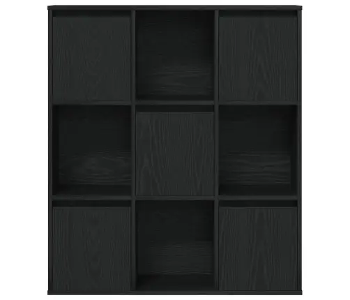 Knygų Spinta, Juodos Ąžuolo, 89X24X101,5cm Apdirbta Mediena