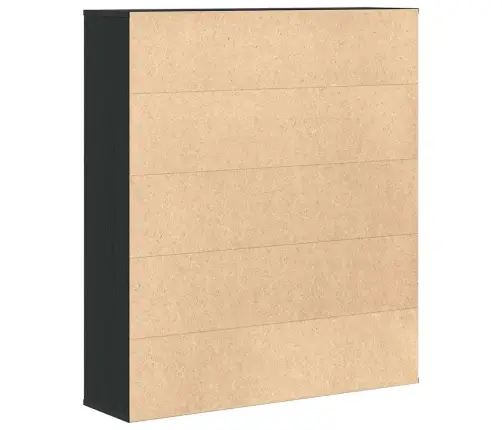 Knygų Spinta, Juodos Ąžuolo, 89X24X101,5cm Apdirbta Mediena