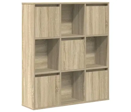 Grāmatu Plaukts, Ozola Krāsa, 89X24X101,5 Cm, Inženierijas Koks Vidaxl