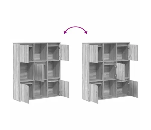 Raamatualus, Hall Sonoma Tamm, 89X24X101,5 cm Tehispuit