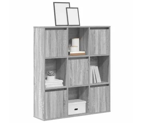 Raamatualus, Hall Sonoma Tamm, 89X24X101,5 cm Tehispuit