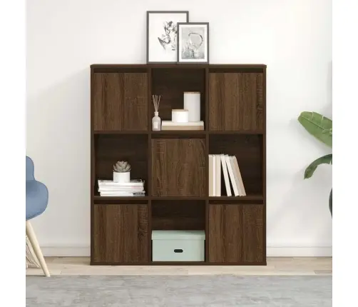 Raamatualus, Pruun Tamm, 89X24X101,5 cm Tehispuit