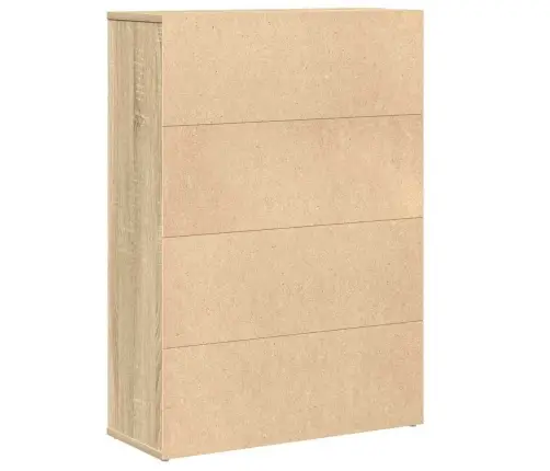 Grāmatu Plaukts, Ozola Krāsa, 60X24X85 Cm, Inženierijas Koks Vidaxl