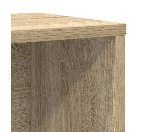 Grāmatu Plaukts, Ozola Krāsa, 60X24X85 Cm, Inženierijas Koks Vidaxl