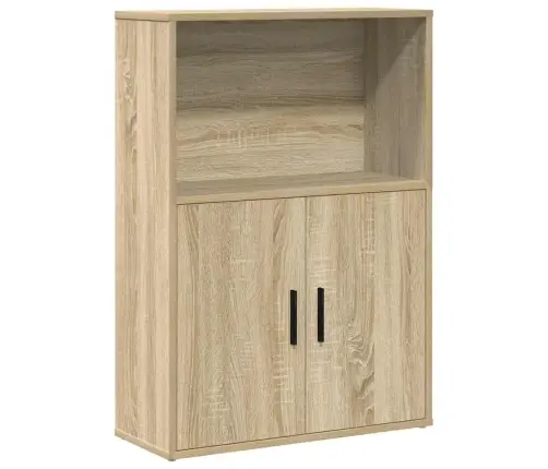 Grāmatu Plaukts, Ozola Krāsa, 60X24X85 Cm, Inženierijas Koks Vidaxl