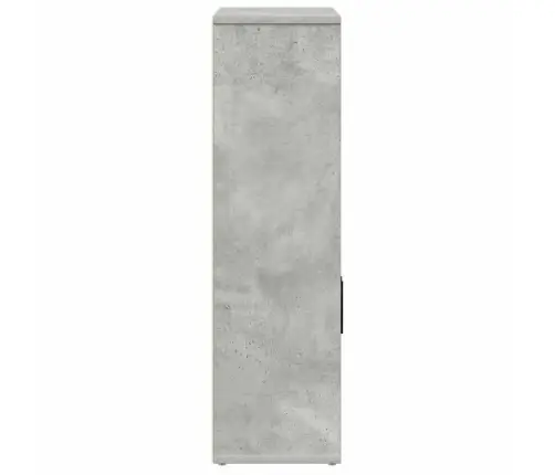 Knygų Spinta, Betono Pilka, 60X24X85cm Apdirbta Mediena