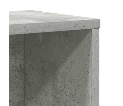 Grāmatu Plaukts, Betona Pelēks, 60X24X85 Cm, Inženierijas Koks Vidaxl